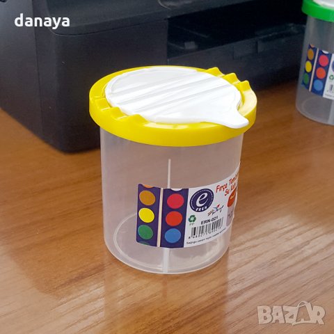 2169 Чашка за рисуване с капаче, снимка 4 - Ученически пособия, канцеларски материали - 32961599