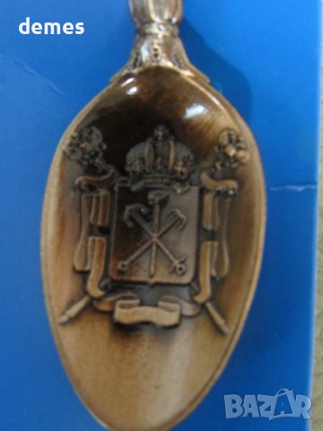 Сувенирна лъжичка за кафе или чай от Санкт Петербург, Русия, снимка 7 - Други - 43887437