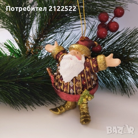 Коледни декоративни фигурки за елха, снимка 13 - Декорация за дома - 47584100