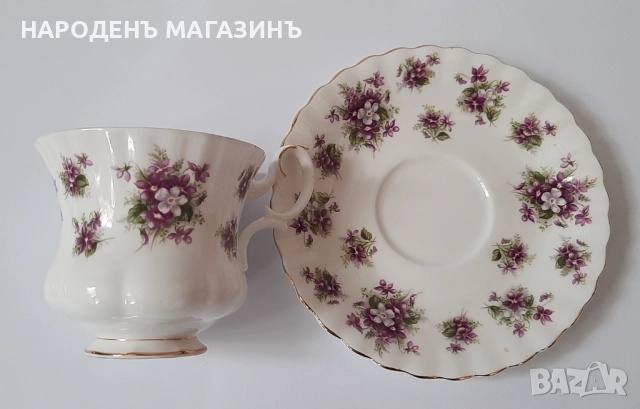 ROYAL ALBERT - порцелан чаши сервиз чай кафе чинии 2 двойни сета , снимка 16 - Други ценни предмети - 52169912