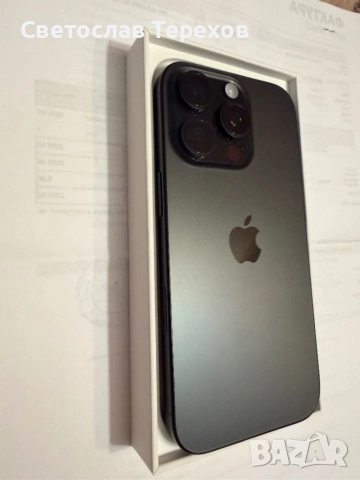 Продавам телефон-iPhone 16pro-256GB Bleack TITANIUM - НОВ, снимка 7 - Apple iPhone - 52405838