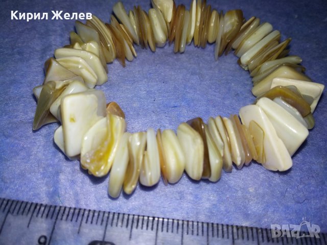 ХИПАРСКА ЛЯТНА ПЛАЖЕН СТИЛ ГРИВНА от МИДИЧКИ СЕДЕФ ХЕНД МЕЙД АРТ БИЖУ 37131, снимка 5 - Гривни - 40690033