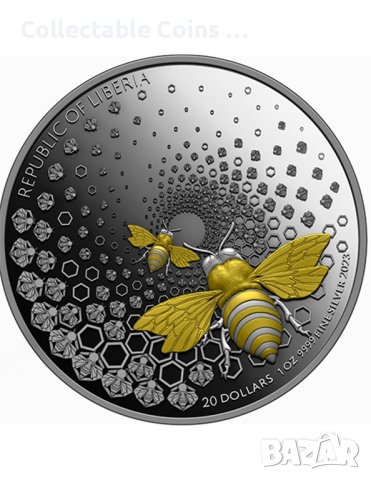монета с пчела колекционерска , снимка 9 - Нумизматика и бонистика - 43528740