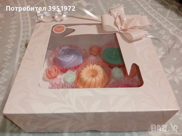 Комплект ароматни свещи - Candy's 🍬 , снимка 4 - Подаръци за жени - 43824384