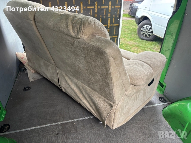 Двойка диван с релаксиращ механизъм , снимка 3 - Дивани и мека мебел - 52950324