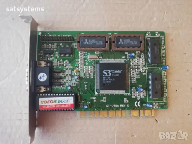 Видео карта S3 Trio64V+ Color Max ST-765A 2MB PCI