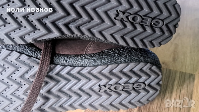 GEOX-кожени до глезена обувки 43 номер, снимка 7 - Маратонки - 52362426