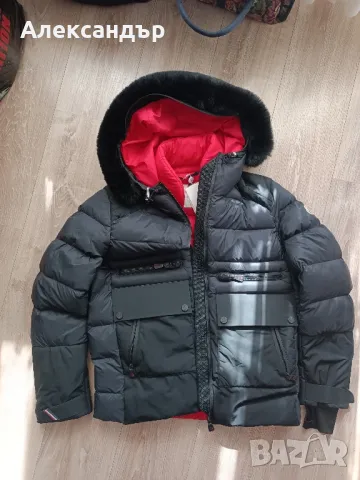 ново зимно мъжко яке Монклер Monclear Пух качулка , снимка 3 - Якета - 47324967