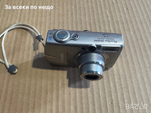 ЗА ЧАСТИ! Цифров фотоапарат Canon PowerShot SD500 DIGITAL ELPH, снимка 3 - Фотоапарати - 52667131