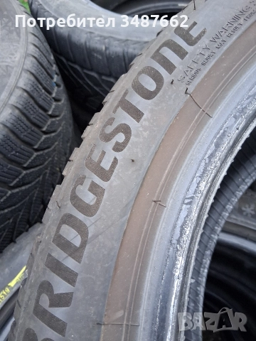 215 50 18 BRIDGESTONE 2бр зимни дот 2022г , снимка 4 - Гуми и джанти - 52663942