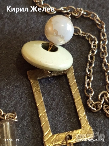 Колие БОХО ШИК винтидж стил подходящ акцент към Арт облекло 43281, снимка 2 - Колиета, медальони, синджири - 53476195