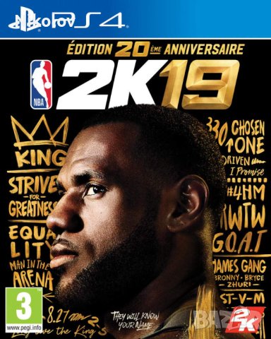 NBA 2K19 PS4 (Съвместима с PS5), снимка 1 - Игри за PlayStation - 40489280
