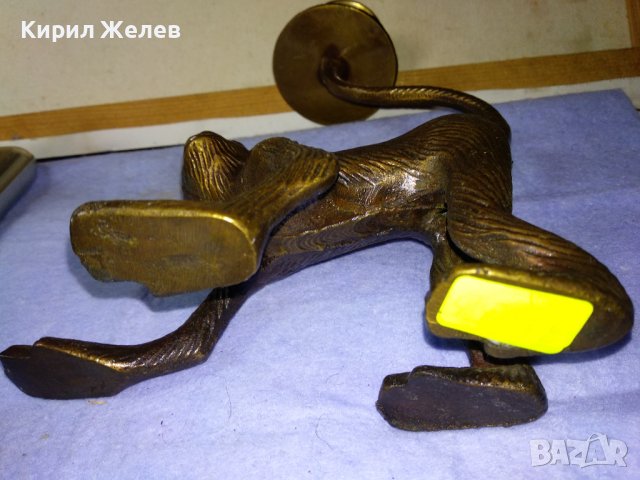 ГОЛЯМ ЕФЕКТЕН ФИГУРАЛЕН МЕТАЛЕН СВЕЩНИК - МАЙМУНКА МНОГО СИМПАТИЧЕН За АРТ ИНТЕРИОР КОЛЕКЦИЯ 42706, снимка 5 - Декорация за дома - 43875900