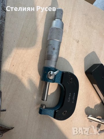 Микрометър  за измерване на размери, механичен