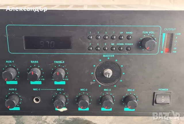 Усилвател SA-9120CDT за публичен Приемник AM/FM тунер cd aux, снимка 2 - Ресийвъри, усилватели, смесителни пултове - 48418232