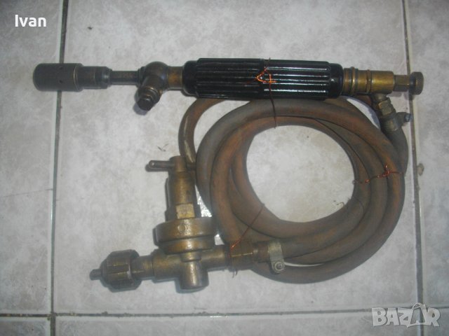 Немска Газова Пропан-Бутан Горелка-Старо Качество-С Маркуч/Редуцир Вентил-Различни-Отлично Състояние, снимка 4 - Други инструменти - 43639709