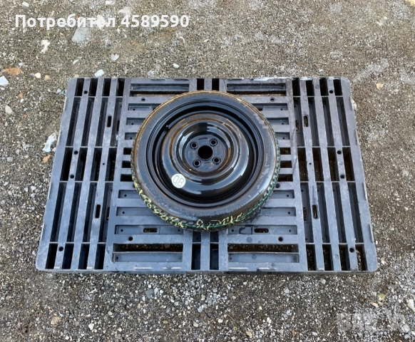 Резервна гума/Патерица 15цола ET39 4x100 за Toyota Yaris,Aygo,Corolla,Kia,Citroen,Daihatsu,Mazda.Peu