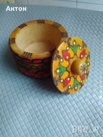 Малка дървена кутийка., снимка 3 - Антикварни и старинни предмети - 27260429