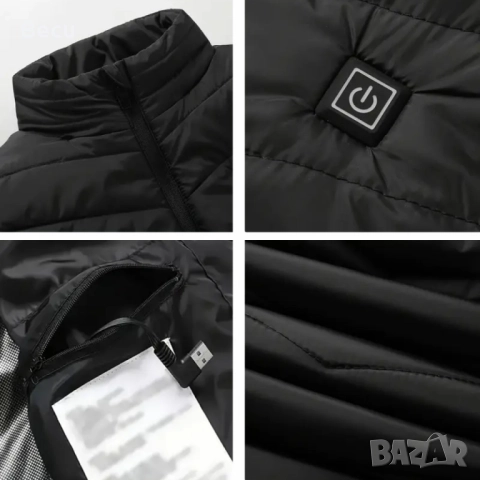 Електрически отопляем елек за зимния период с USB захранване - Unisex, снимка 5 - Други - 52013610