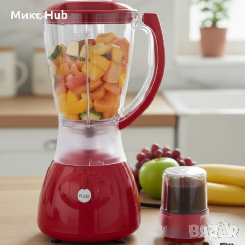 Електрически блендер Homelux HY-Y44 / 1050W / 1,5л с мелничка