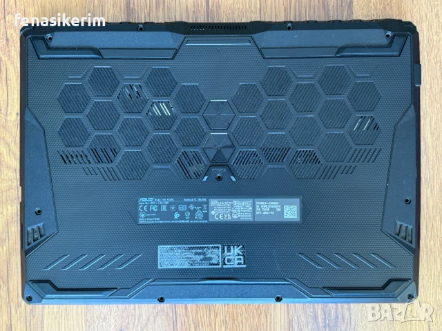  15.6' 144Hz Full HD IPS Core i5-10300H Asus TUF Gaming F15 FX506LH GTX1650 4GB Бат 6 ч - за ЧАСТИ, снимка 4 - Лаптопи за игри - 50581632