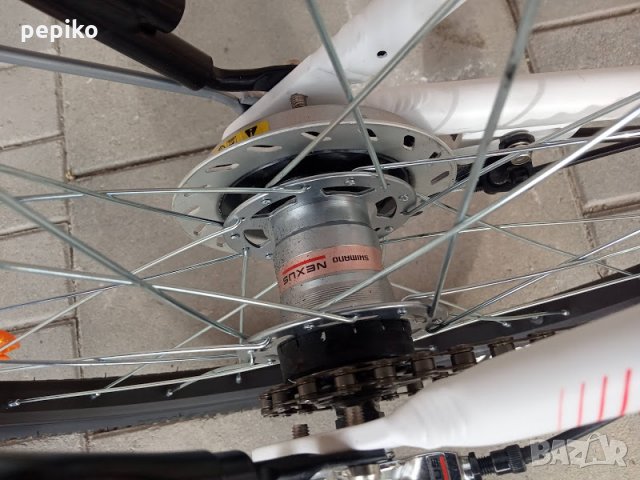 Продавам колела внос от Германия Алуминиев двойно сгъваем велосипед TOUR SPORT 24 цола SHIMANO NEXUS, снимка 14 - Велосипеди - 32577736
