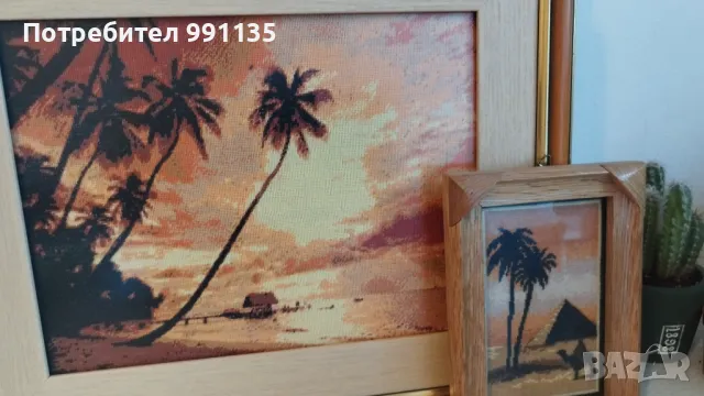 Гоблен пейзаж - палми