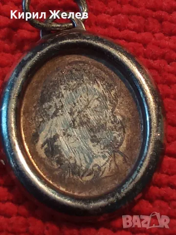 СТАРА СРЕБЪРНА ИКОНКА СРЕБРО 925 С Надпис СПАСИ и СОХРАНИ на ГЪРБА ЛИПСВА ЛИКА с ЕМАЙЛ ОТПРЕД 44404, снимка 14 - Антикварни и старинни предмети - 48987536