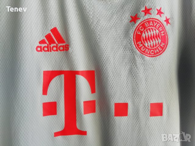 Bayern Munich Alphonso Davies Adidas оригинална тениска фланелка Байерн Мюнхен Дейвис 2020/2021 Away, снимка 4 - Тениски - 43397078