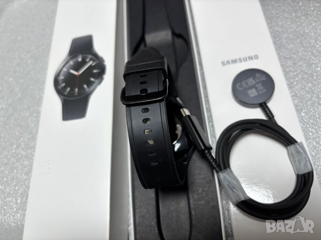 Перфектен! Смарт Часовник Samsung Galaxy Watch 4 Classic 46mm R890 - Black, снимка 14 - Смарт часовници - 52304158
