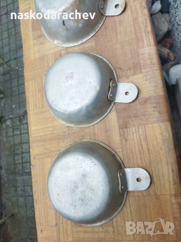 Войнишки алуминиеви канчета шолики за хранене , снимка 11 - Прибори за хранене, готвене и сервиране - 43571057