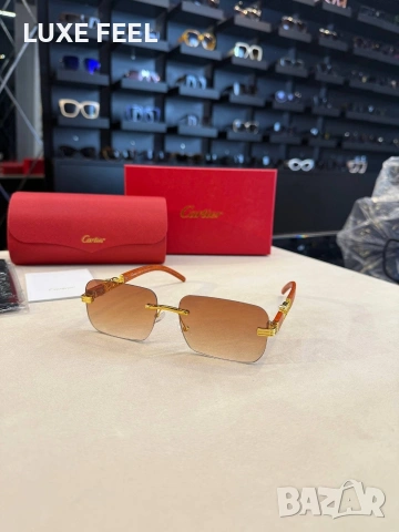 CARTIER 💎 Дамски Слънчеви Очила , снимка 2 - Слънчеви и диоптрични очила - 53289210