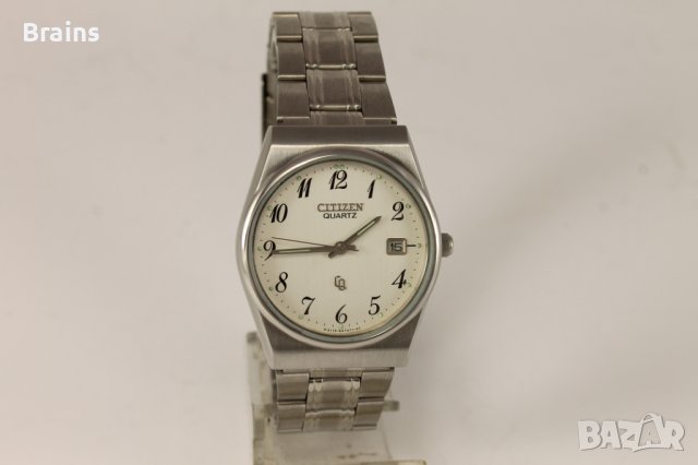 1970's Японски Мъжки Стоманен Часовник CITIZEN CQ, снимка 2 - Антикварни и старинни предмети - 40139806