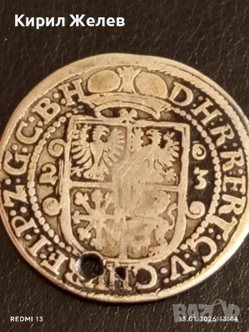 Сребърна монета 1623г. Кьонигсберг Орт Георг Вилхелм Източна Прусия 52935, снимка 10 - Нумизматика и бонистика - 53084718