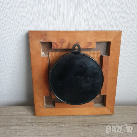 Стенен механичен часовник, снимка 2 - Антикварни и старинни предмети - 52575284