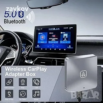 Безжичен CarPlay адаптер, Plug & Play, Android Auto адаптер CarPlay Dongle с USB/Type C, снимка 3 - Аксесоари и консумативи - 47452864