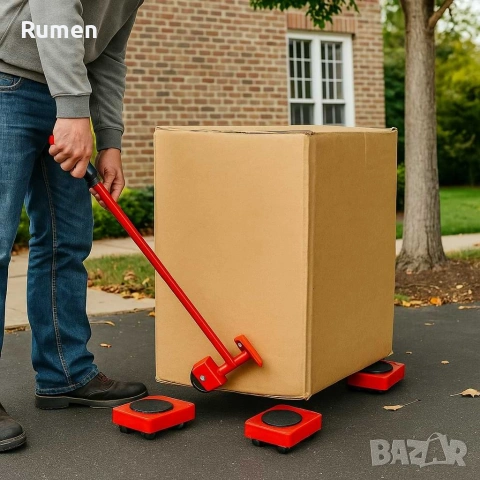 Ролкова платформа с теглич до 150 кг. 