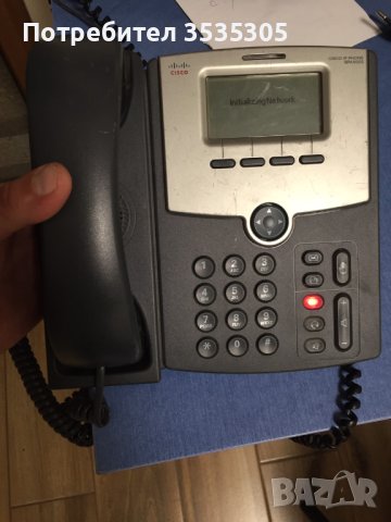 Интернет телефон Cisco SPA 502G 1-Line IP Phone VoIP интернет телефон, снимка 2 - Стационарни телефони и факсове - 40628224