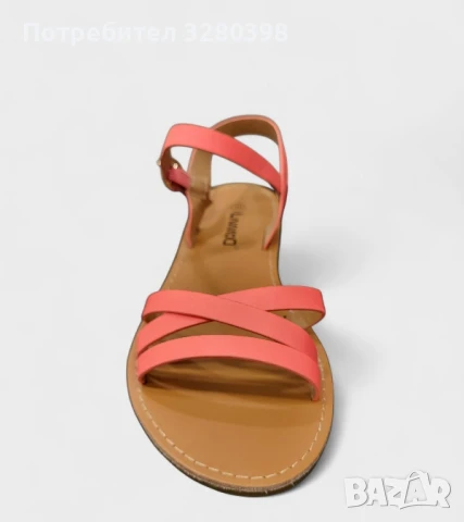 РАЗПРОДАЖБА! -30% Дамски летни сандали с фини каишки и равна подметка – R16P0893-1 Fuxia, снимка 2 - Сандали - 51367671