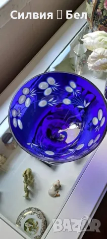 Ретро кристална купа/чаша, снимка 2 - Чаши - 48375439