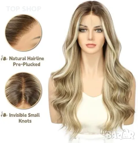 Нова Перука за Парти и Ежедневие, Висококачествена коса за жени прическа