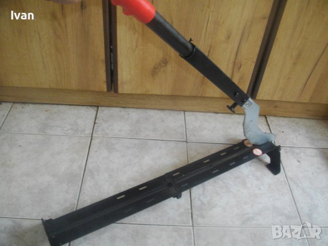 Нова Немска Гилотина Рязане Ламинат/Паркет/Лайсни-D-CUT-770mm/WOLFCRAFT PROFY-Алуминиева-Олекотена, снимка 13 - Други инструменти - 40725792