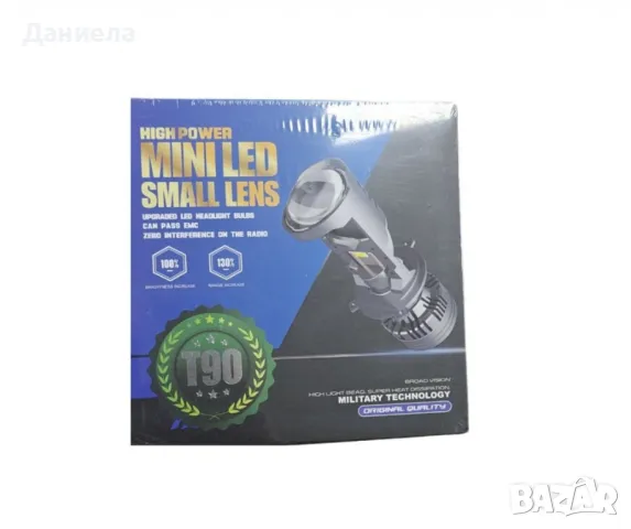 Супер ярки LED, мини крушки за автомобил, с вградена лупа, снимка 2 - Аксесоари и консумативи - 49062269