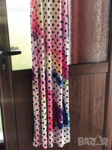 Шарена дълга рокля, снимка 8 - Рокли - 37484699