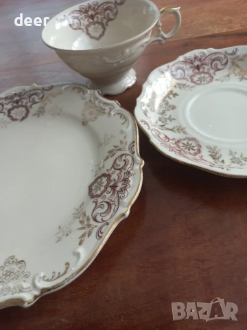 Баварска старина порцеланова чаша, снимка 6 - Чаши - 50941707