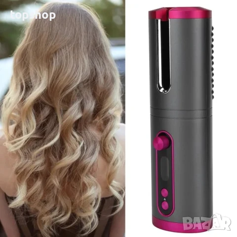 Маша за коса RIMOAL, безжична с USB накрайник. Бързо оформяне за 20 мин. автоматична, снимка 5 - Аксесоари за коса - 50501631