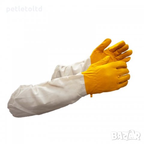 Пчеларски ръкавици модел МАХ 2020 от естествена кожа, снимка 2 - За пчели - 28653405
