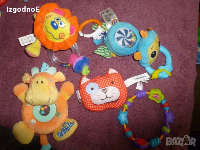 Лот маркови бебешки играчки - Fisher Prise, Simba, Playgro, снимка 8 - Дрънкалки и чесалки - 27387519