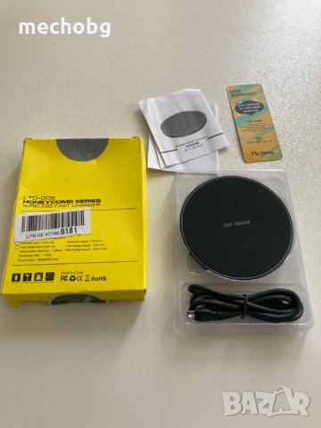 Honeycomb Wireless charger Ltd-006, снимка 1 - Безжични зарядни - 35550096