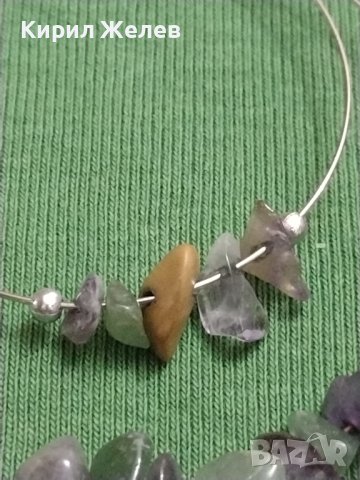 Ефектни АРТ обеци с мъниста и камъни кристали без забележки 37413, снимка 7 - Обеци - 40410603